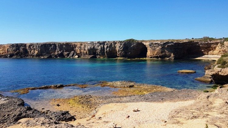 Un parte de la costa de la Pillirina
