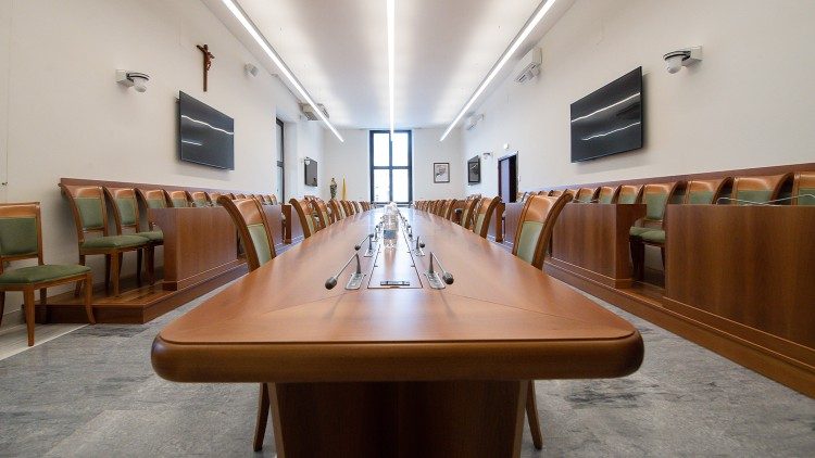 Sala de reuniones del Dicasterio
